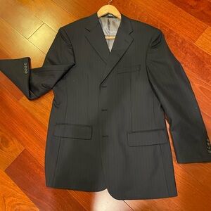 Men’s pinstripe suit jacket